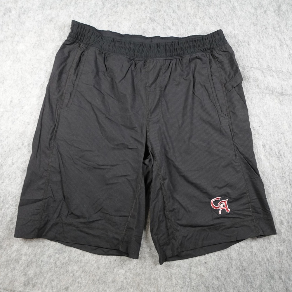Lululemon Shorts Mens Large Black Athletic Workout Gym Running 11" CA Logo